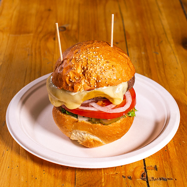 hamburguesa tres quesos