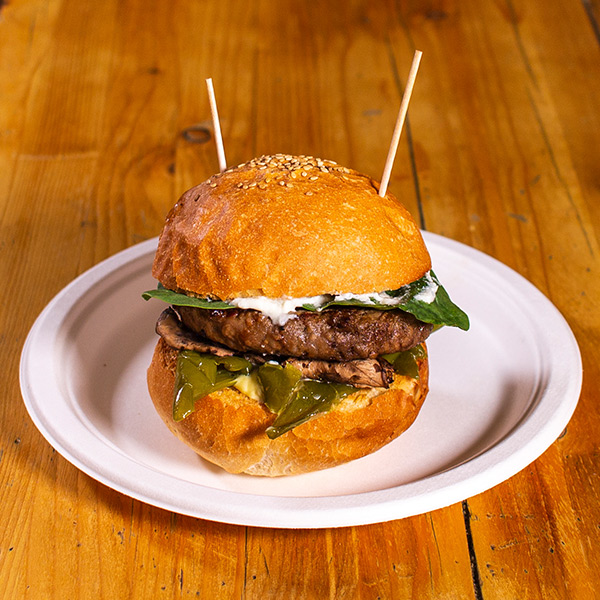 hamburguesa portobello